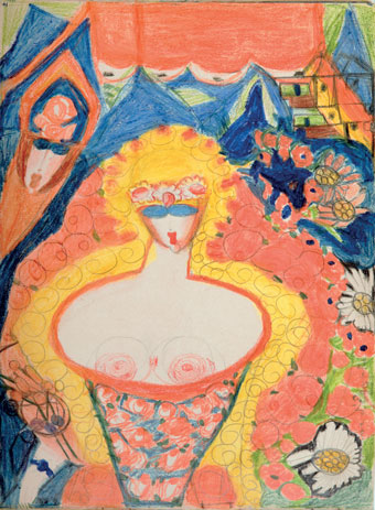 Aloïse Corbaz
Brevario Grimani, 1950 ca (detail)