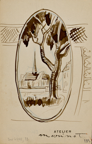 Maurice Marinot
Studies and variations for the Maison Cubiste vases, c. 1912-13