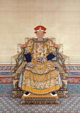 Portrait of the Kangxi Emperor in a ceremonial robe
