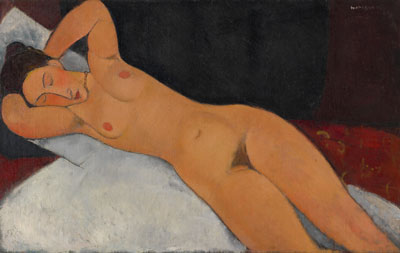 Amedeo Modigliani, Nude (Nu), 1917. Solomon R. Guggenheim Museum, 
New York.