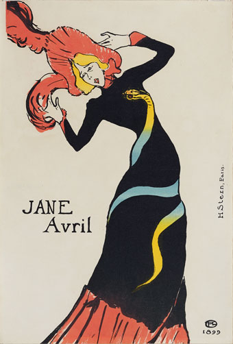 Henri de Toulouse-Lautrec, Jane Avril, 1899. Private collection.