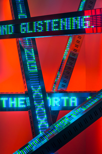 Jenny Holzer, All Fall, 2012 (detail)