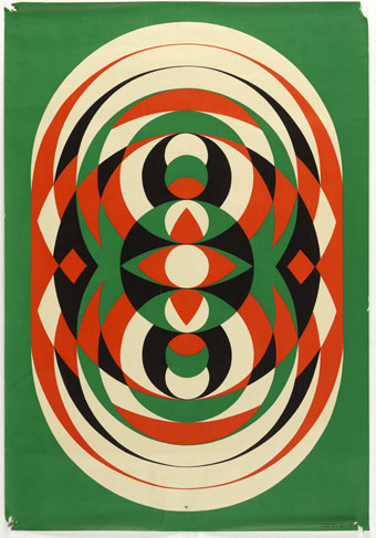 Marcelino Vespeira, Poster for Cultural Week promoted by the Calouste Gulbenkian Foundation in Baghdad, 1966