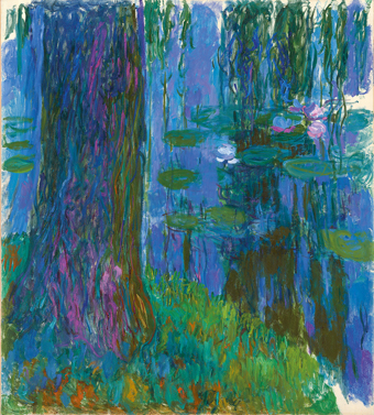 Claude Monet Weeping Willow and Water-Lily Pond 1916-19