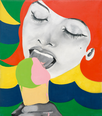 Evelyne Axell, Ice Cream (1964)