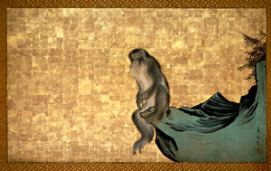 Nagasawa Rosetsu (1754-1799) Monkey on a Rock