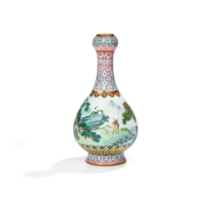 Vase en porcelaine
Dynastie Qing