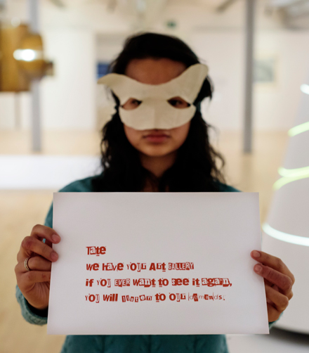 Tate Collective x Assemble, We Have Your Art Gallery, Tate Liverpool, 2015 © Tate photography (Roger Sinek)