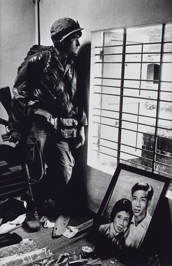 Don McCullin, The Battle for the City of Hue, South Vietnam, US Marine Inside Civilian House, 1968