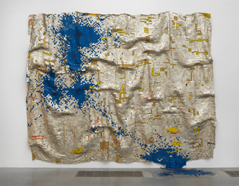 El Anatsui Ink Splash II (2012)