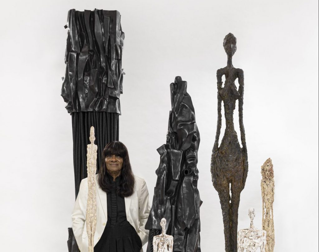 ALBERTO GIACOMETTI / BARBARA CHASE-RIBOUD  STANDING WOMEN OF VENICE / STANDING BLACK WOMAN OF VENICE