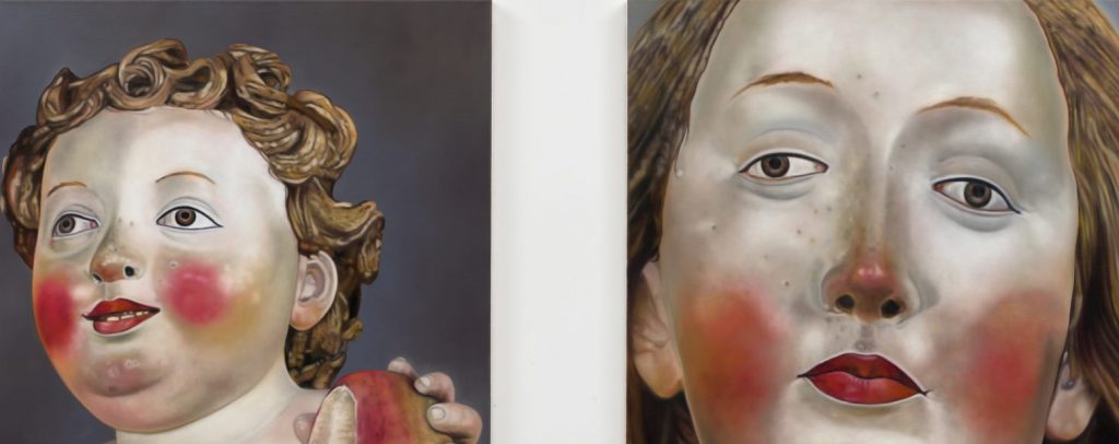 KARIN KNEFFEL. FACE OF A WOMAN, HEAD OF A CHILD